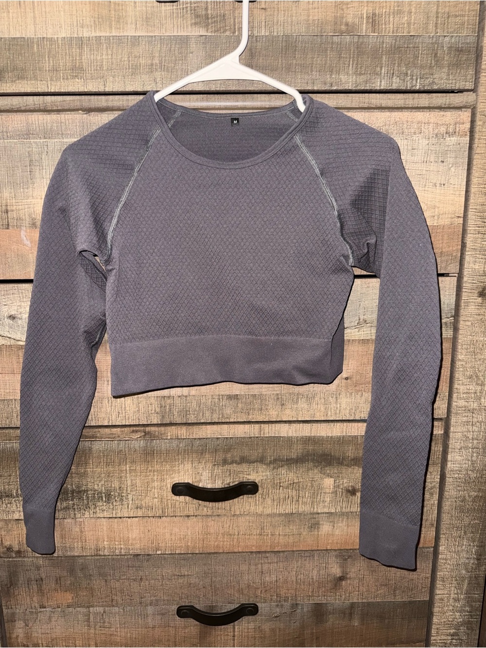 Balance Athletica Women’s Long-Sleeve Cropped Top - Gray